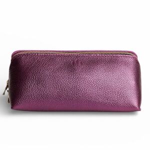 PORTLAND LEATHER Wide Mouth Pouch Ultra Violet